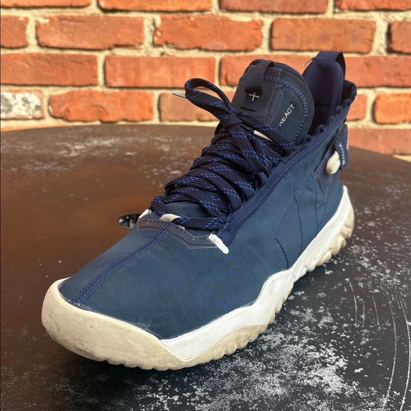Jordan Pronto React Navy Blue Sneakers size 12 - Picture 3 of 7